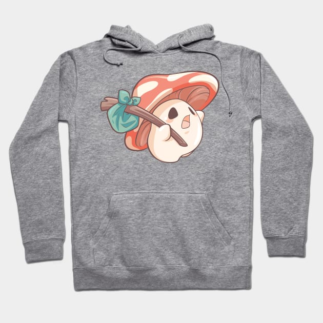 The Mushroom Traveller Hoodie by Bobblejot